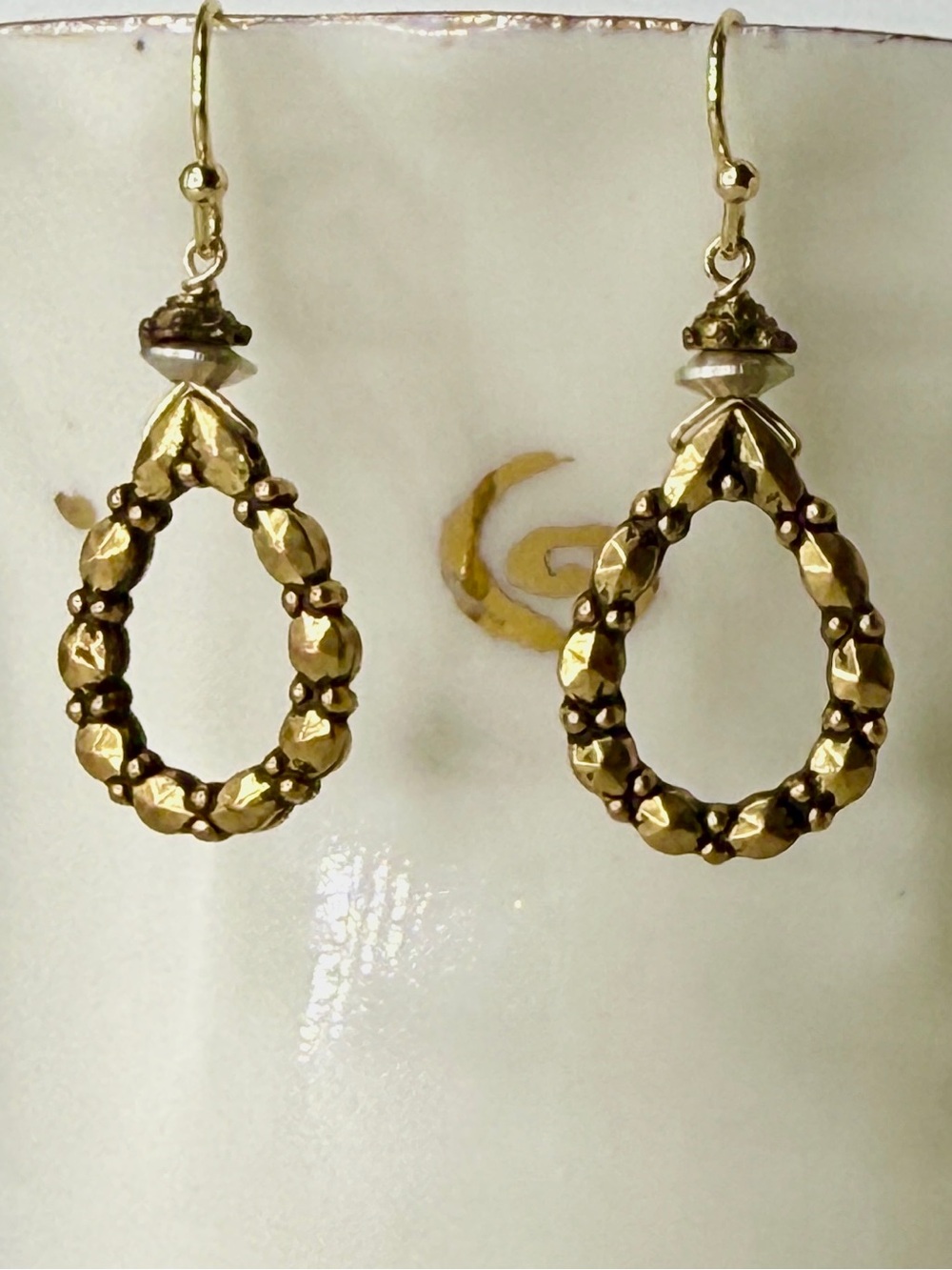 Vintage Mixed Metal Upcycled Earrings